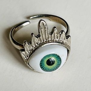 Vintage eye ring adjustable